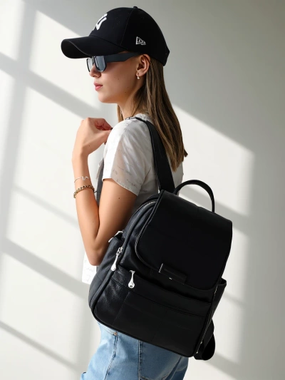 Royalfashion Damen-Ökoleder-Rucksack