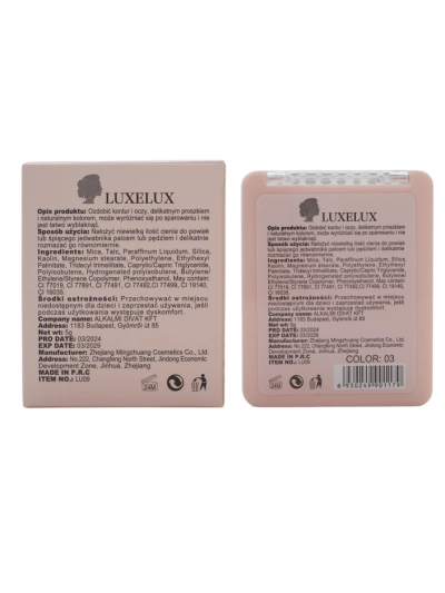 Luxelux Тіні для повік палітра 01 5г