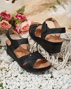 Royalfashion Damen Obbiave Sandalen mit niedrigen Absätzen