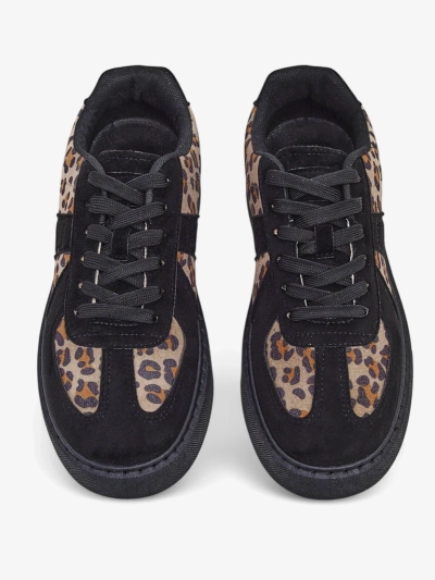 Royalfashion Damen Sport-Sneaker mit Leopardenmuster Big Cat
