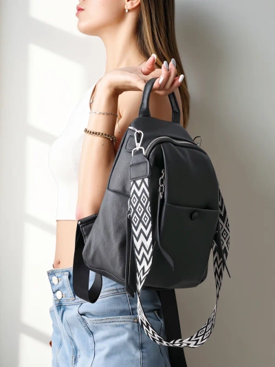 Royalfashion Kleiner Damen-Rucksack aus echtem Leder