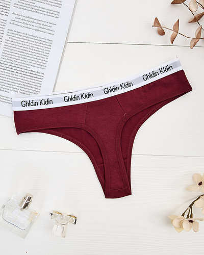 Royalfashion Damen-Tanga-Höschen mit Aufschriften