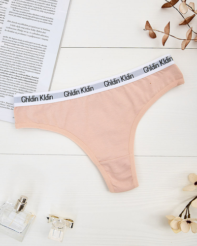 Royalfashion Damen-Tanga-Höschen mit Aufschriften