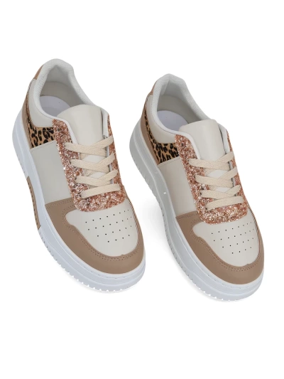 Royalfashion Damen Sneaker mit Glitter Qisofi