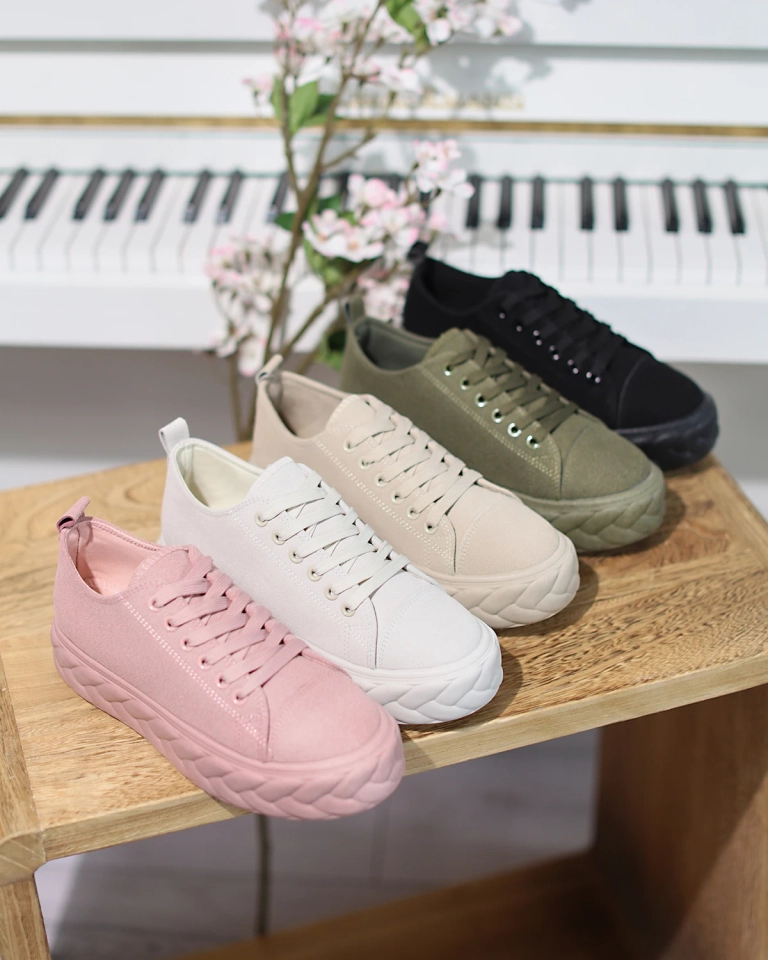 Beige Damen Plateau-Sneaker Sedix - Footwear