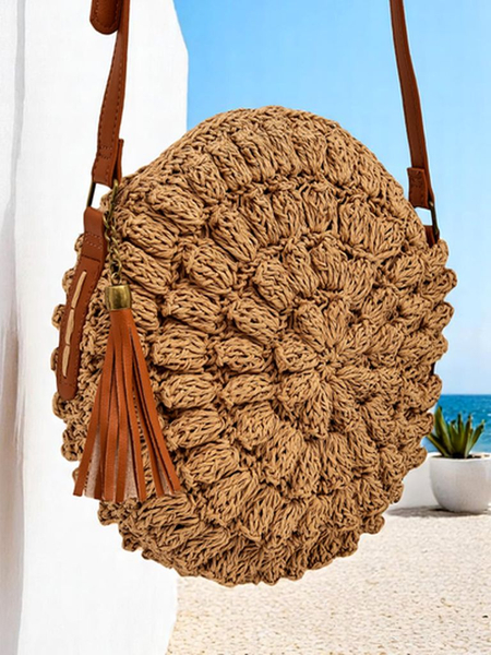 Royalfashion Маленька солом'яна жіноча сумочка Solea Mini