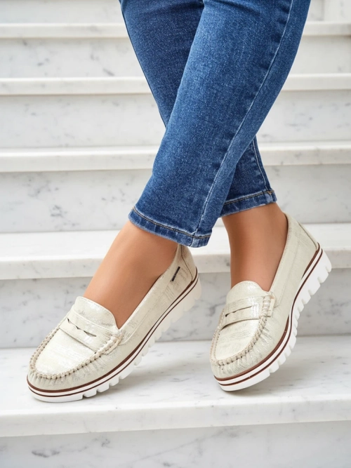 Royalfashion Жіночі мокасини з екосукна Bellisse