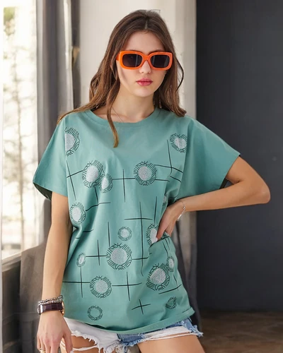 Royalfashion Damen Baumwoll-T-Shirt mit Druck