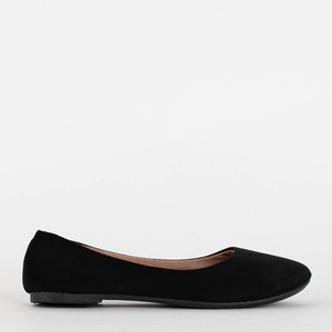 Klassische flache Ballerinas für Damen in Schwarz Guliet - Schuhe