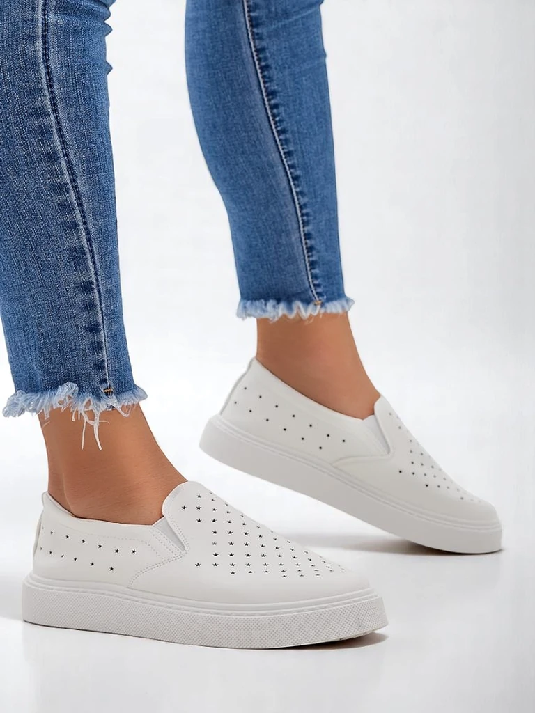 Royalfashion Damen perforierte Slipper Emayla