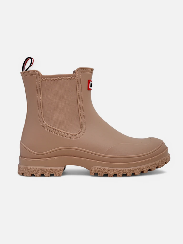 Royalfashion Damen Stiefeletten aus Gummi Lamen