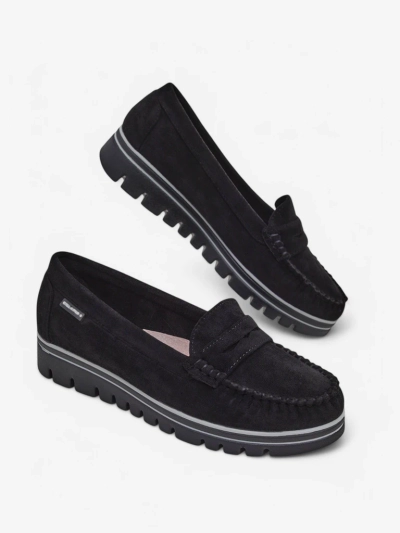 Sabella Чорні Мокасини з Екошкіри