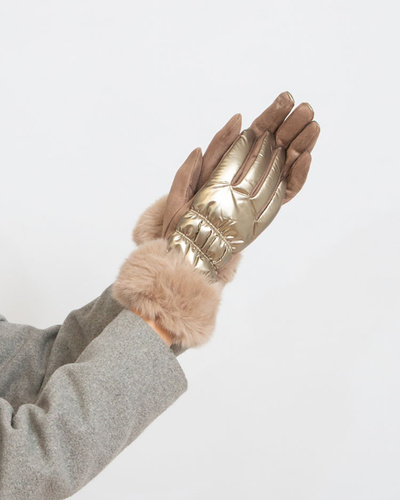 Royalfashion Women's Gold Gloves