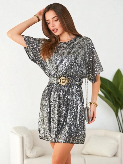 Royalfashion Жіноча сукня з блісками