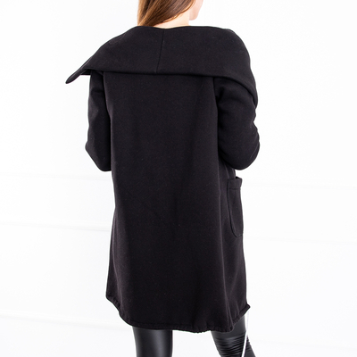 Damen Oversize-Jacke schwarz - Kleidung