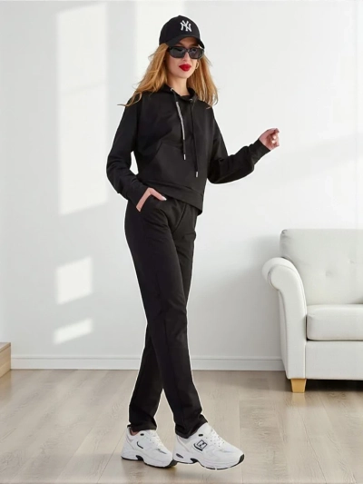 Royalfashion Damen-Sweatshirt-Set aus Baumwolle