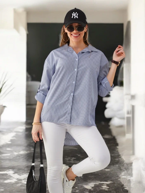 Royalfashion Damen gestreiftes Shirt