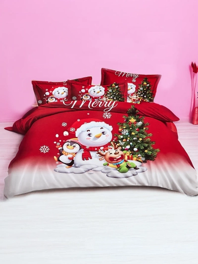 Royalfashion Weihnachtsbettwäsche-Set 200x220 4-teilig