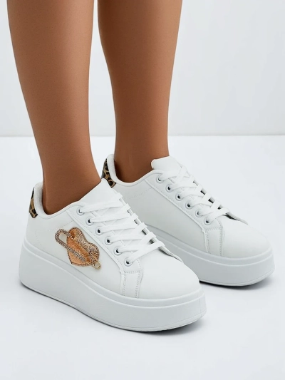 Royalfashion Damen Plattform-Sport Sneakers Lovig