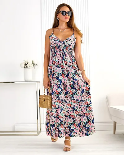 Royalfashion Damen Midikleid aus Baumwolle