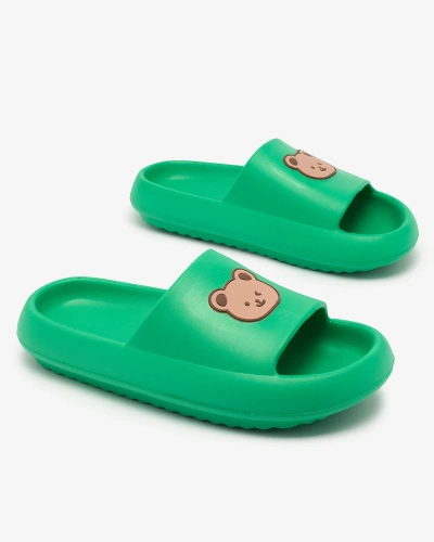 Royalfashion Dunkelgrüne Damen Flip-Flops aus Kautschuk Mabyn