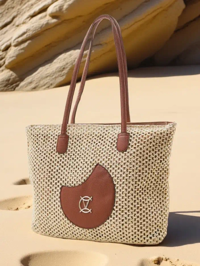 Royalfashion Велика солом’яна жіноча літня сумка