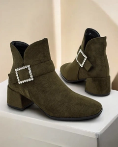 Damen Stiefeletten von Royalfashion mit niedrigem Absatz Vetti