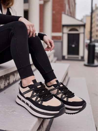 Royalfashion Damen Sportplattform-Sneaker Reviger