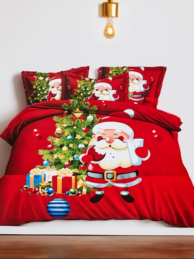 Royalfashion Weihnachtsbettwäsche 160x200 Set 3 TEILE