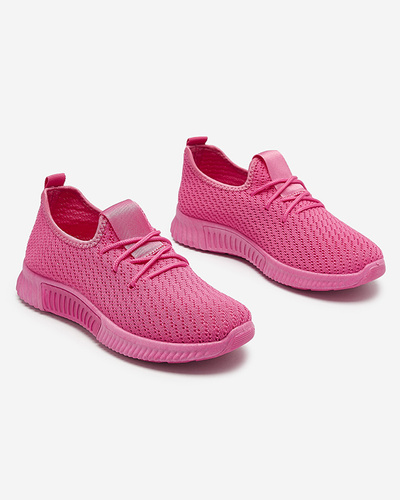 Fuchsia Sportschuhe für Damen aus Stoff Vobbu- Footwear