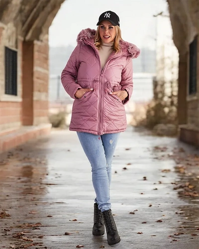 Royalfashion Steppjacke für Damen in rosa