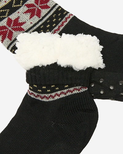 Royalfashion Black Christmas Herren-Isoliersocken