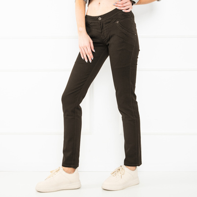 Braune Damenjeans - Bekleidung