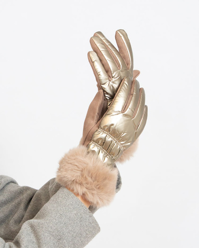 Royalfashion Women's Gold Gloves