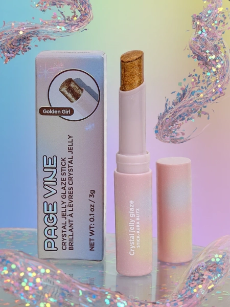 Glitzer-Lippenstift in der Nuance Golden Girl