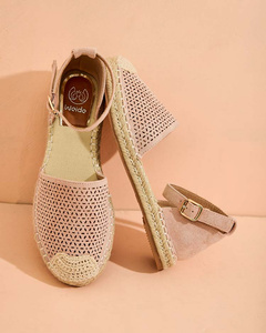 Royalfashion Damen Felle Espadrilles