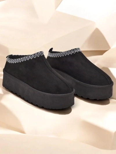 Royalfashion Kurzstiefel wie Damen-Schneestiefel Fesio