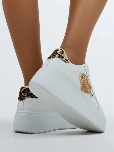 Royalfashion Damen Plattform-Sport Sneakers Lovig