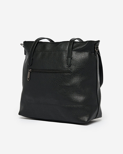 Royalfashion Schwarze Shopper-Handtasche für Damen