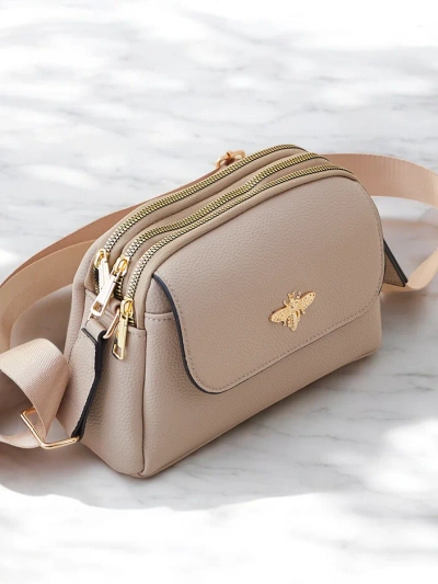 Royalfashion Kleine halbrunde Handtasche für Damen aus Eco-Leder