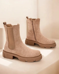 Royalfashion Frauen Ecoseude-Booties Posinos