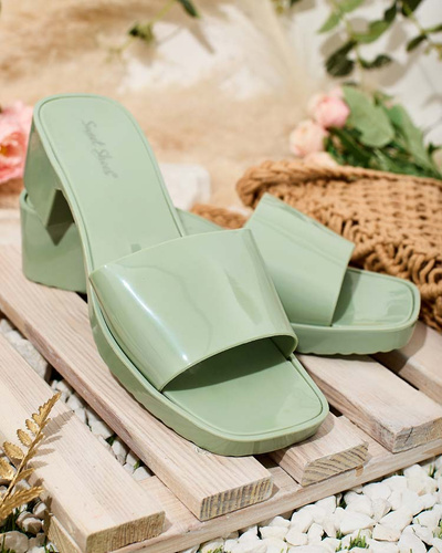 Royalfashion Vovos Damen Flip-Flops mit niedrigem Absatz