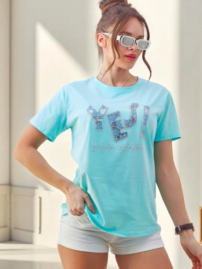 Royalfashion Damen Baumwoll-T-Shirt Ja!