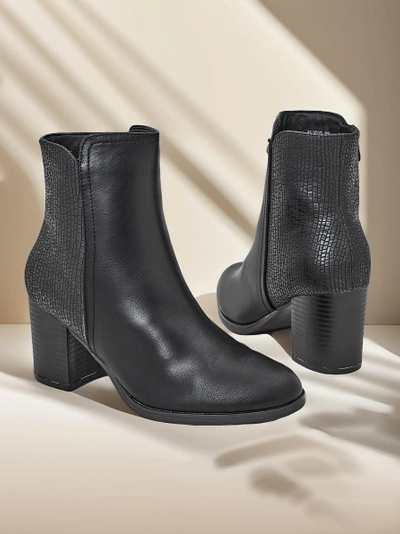 Royalfashion Damen-Stiefeletten auf einem Pfosten Abinom