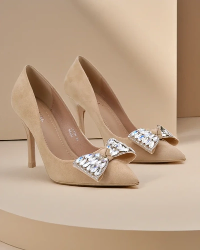 Royalfashion Damen-Stilettos mit einer Schleife Cocarte