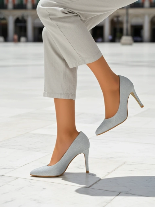 Royalfashion Glitter жіночі туфлі на підборах Enen