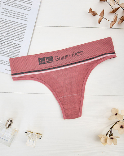 Royalfashion Damen-Tanga-Höschen mit Aufschriften