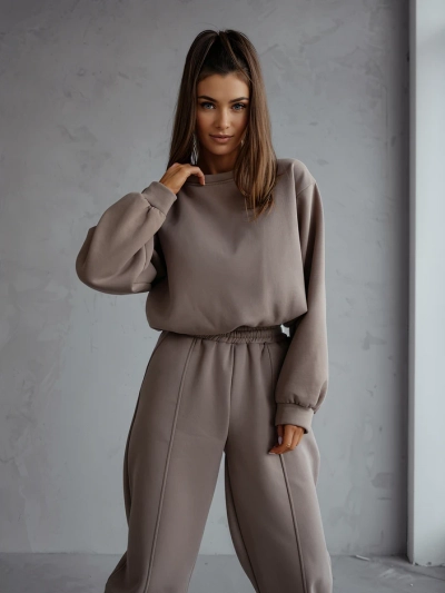 Royalfashion Damen Baumwoll Trainingsanzug Set