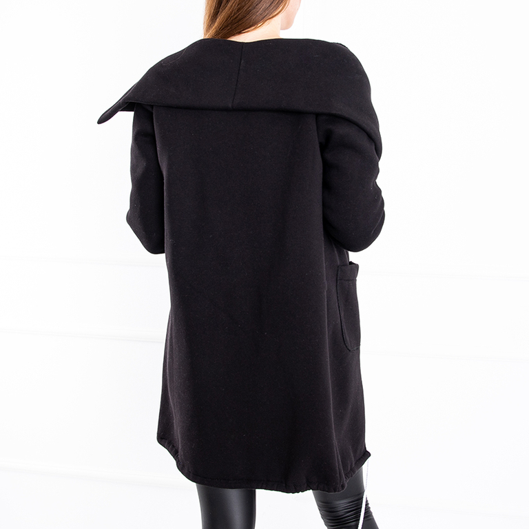 Damen Oversize-Jacke schwarz - Kleidung