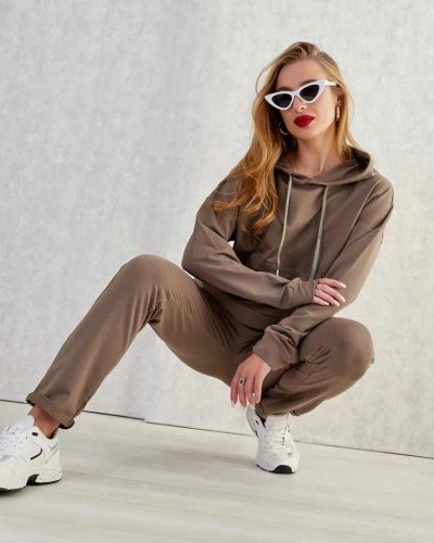 Royalfashion Damen-Sweatshirt-Set aus Baumwolle